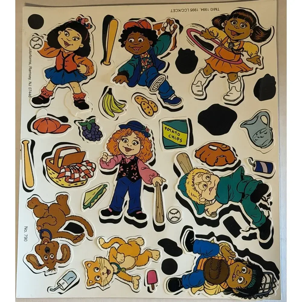 Colorforms The Puzzle Place Playset #790 1995 Vintage FREE SHIPPING
